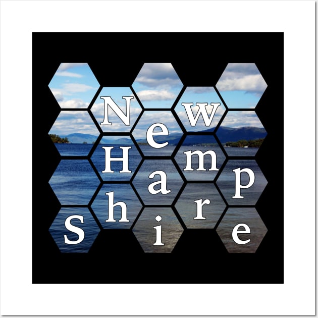 New Hampshire honeycomb Wall Art by ACGraphics